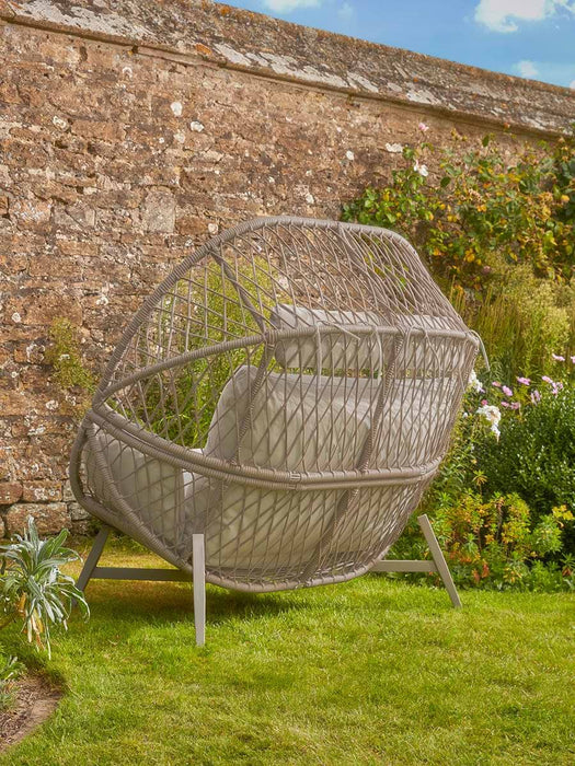 Woven Rope Double Standing Egg Chair