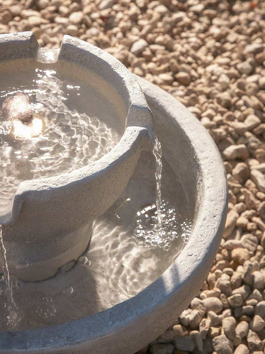 Light Up Solar Water Feature
