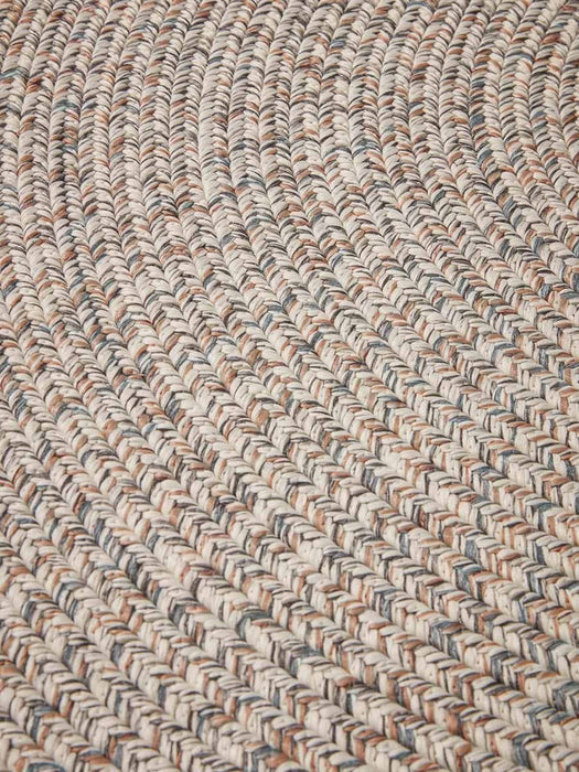 Indoor Outdoor Round Rug - Natural - Small