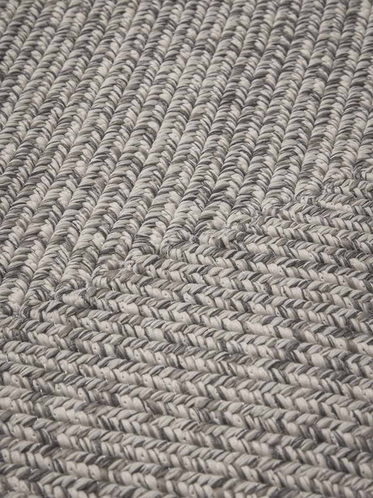 Indoor Outdoor Rectangular Rug - Grey - Large