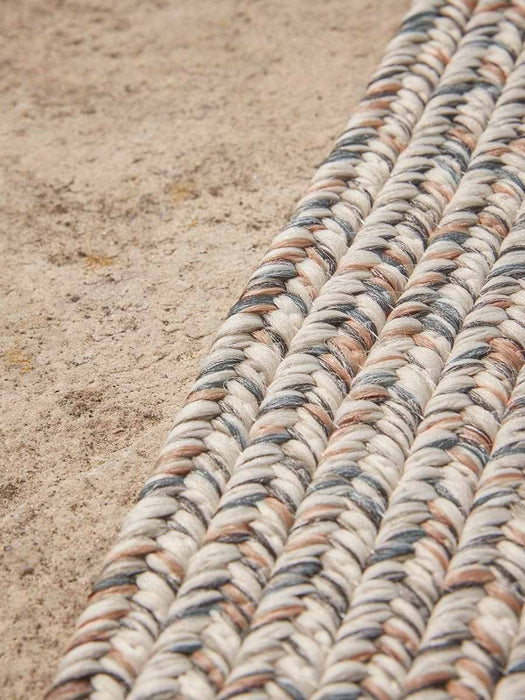 Indoor Outdoor Rectangular Rug - Natural - Large