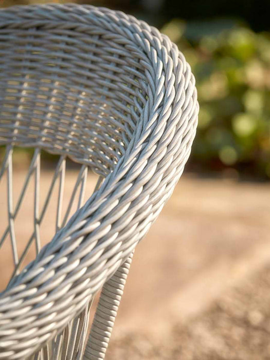 Two Open Weave Dining Chairs