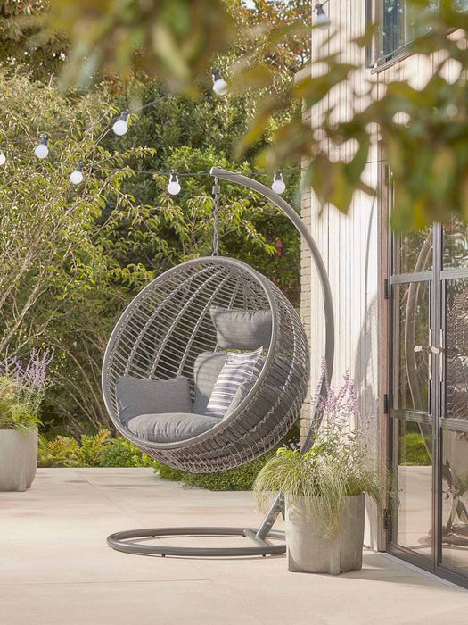 Industrial Hanging Chair - Grey
