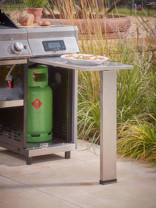 Gourmet Gas & Charcoal Stainless Steel BBQ - Pro Island
