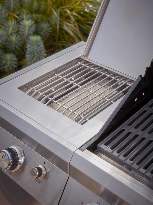 Gourmet Gas & Charcoal Stainless Steel BBQ - Pro Island