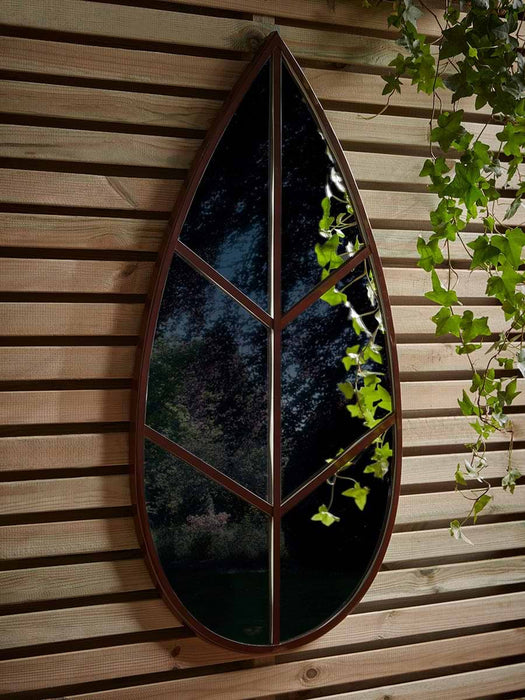 Outdoor Botanical Wall Mirror
