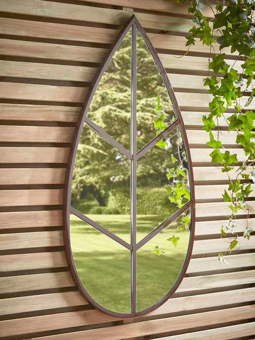 Outdoor Botanical Wall Mirror