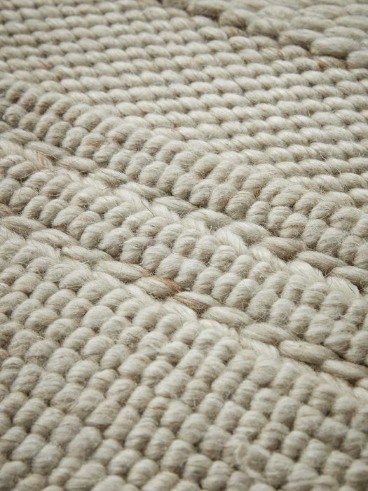Natural Flora Knit Rug - Runner