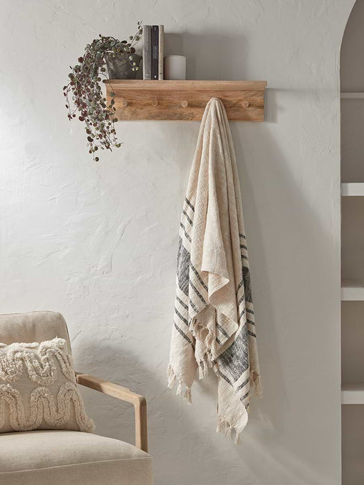 Wooden Coat Rack - Natural