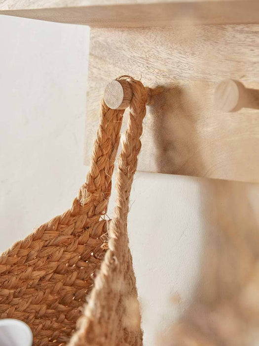 Woven Hanging Storage Basket - Small