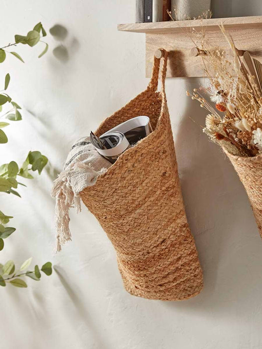 Woven Hanging Storage Basket - Small