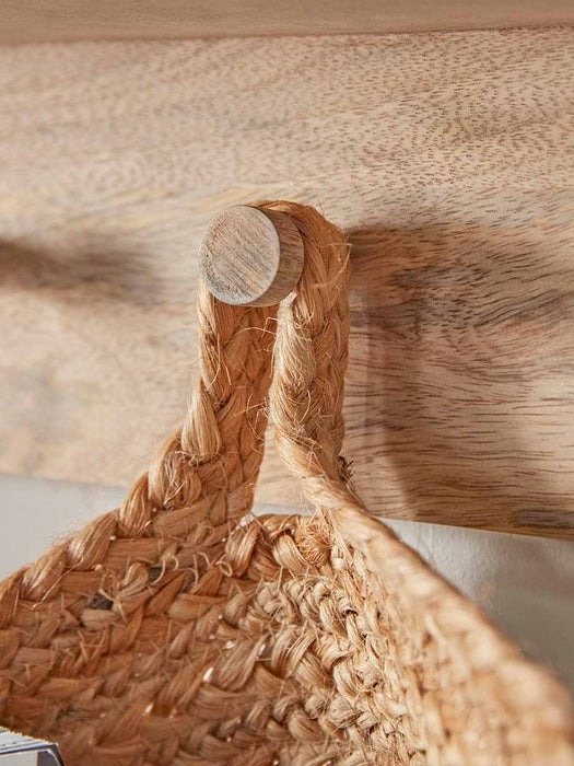 Woven Hanging Storage Basket - Small