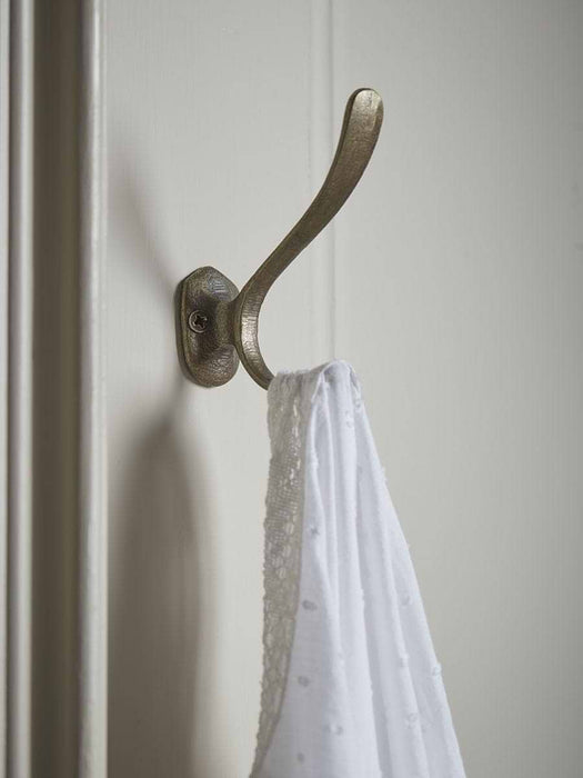 Double Hook - Brass