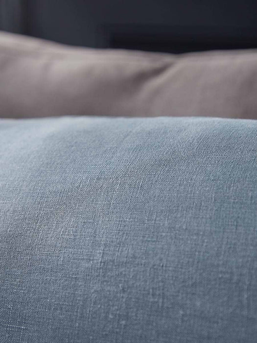 Linen Rectangle Cushion Cover - French Blue