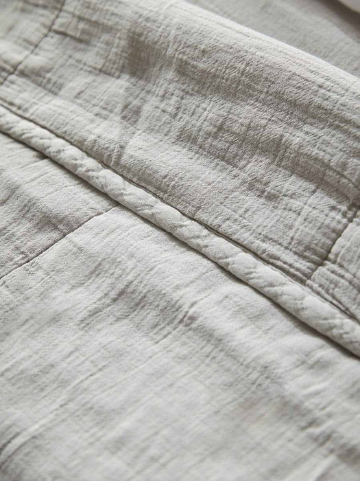 Cotton Quilted Bedspread - Swedish Grey