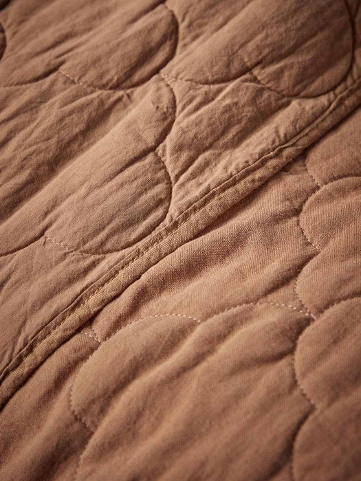Quilted Bedspread - Terracotta