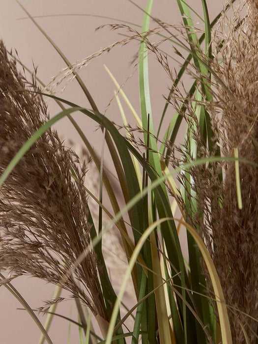 Faux Potted Pampas Grass - Small