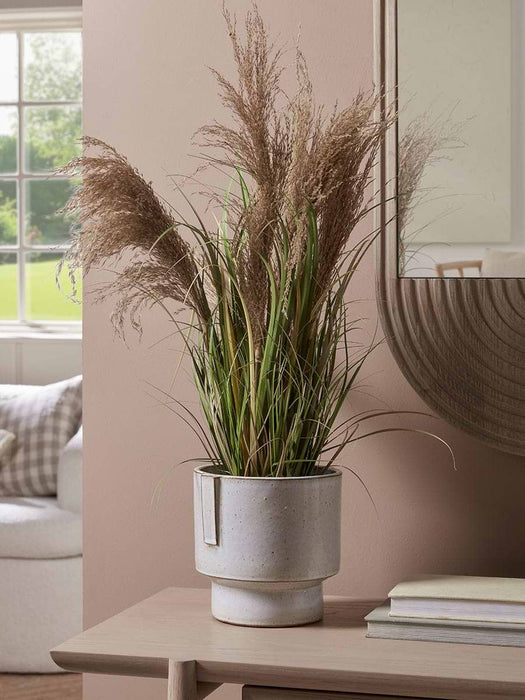 Faux Potted Pampas Grass - Small