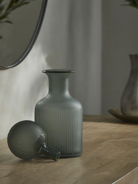 Frosted Smoke Display Bottle - Small