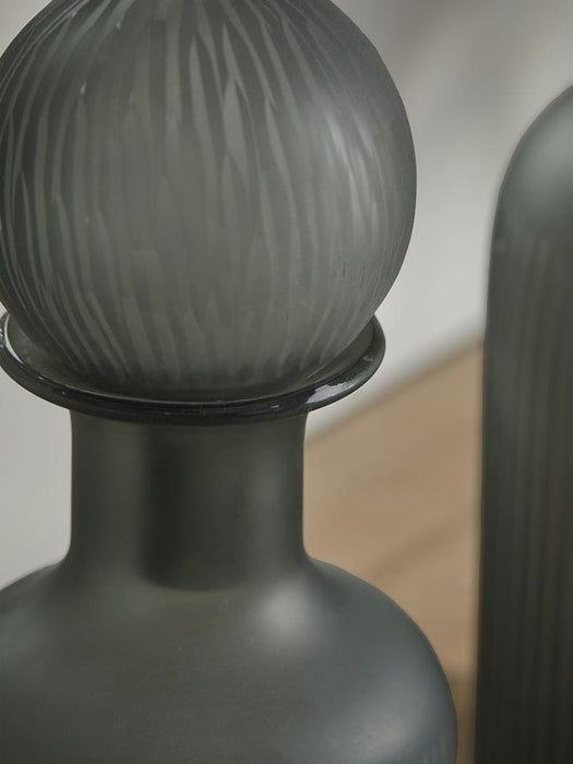 Frosted Smoke Display Bottle - Small