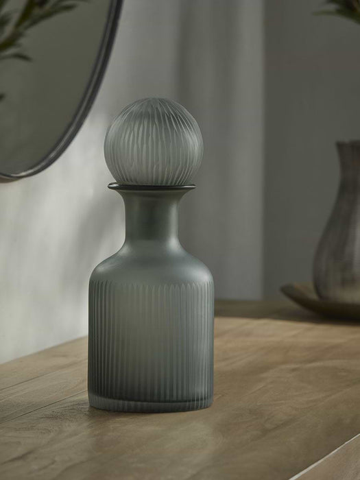 Frosted Smoke Display Bottle - Small