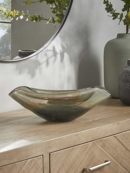Curved Glass Bowl