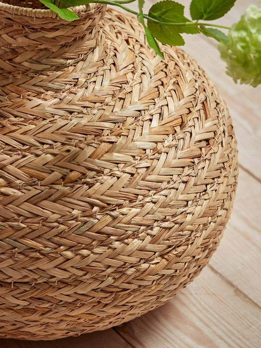 Handwoven Seagrass Vase - Large