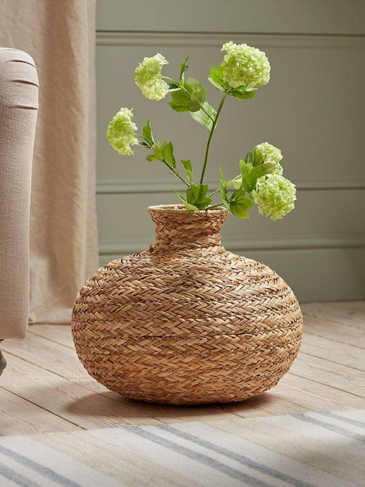 Handwoven Seagrass Vase - Large
