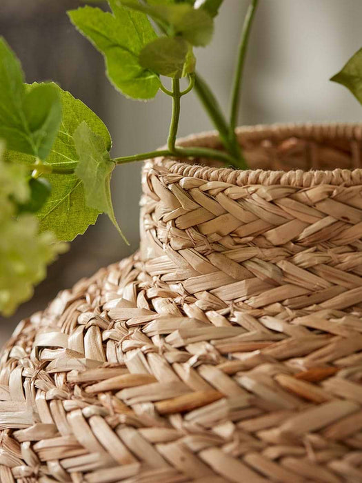 Handwoven Seagrass Vase - Small