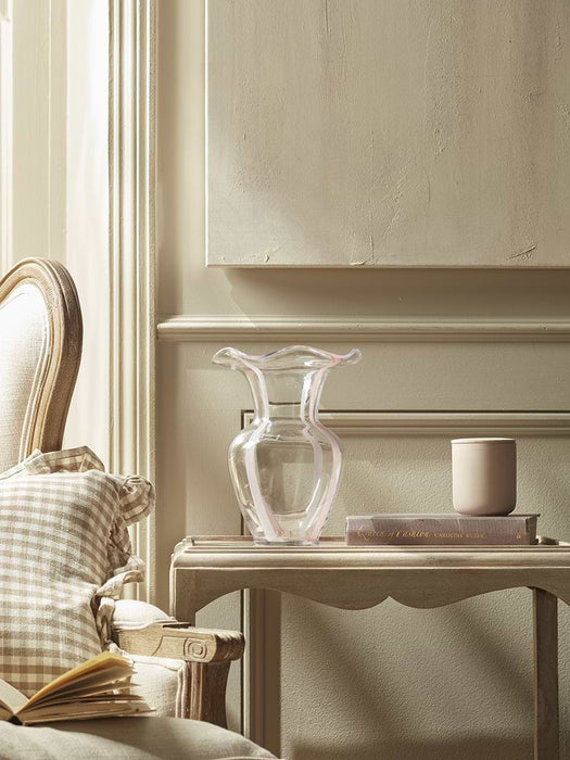 Painterly Stripe Petal Vase