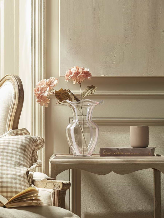 Painterly Stripe Petal Vase
