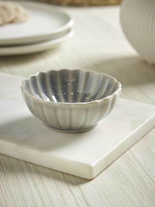 Four Fluted Dipping Bowls
