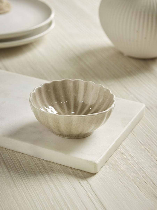 Four Fluted Dipping Bowls