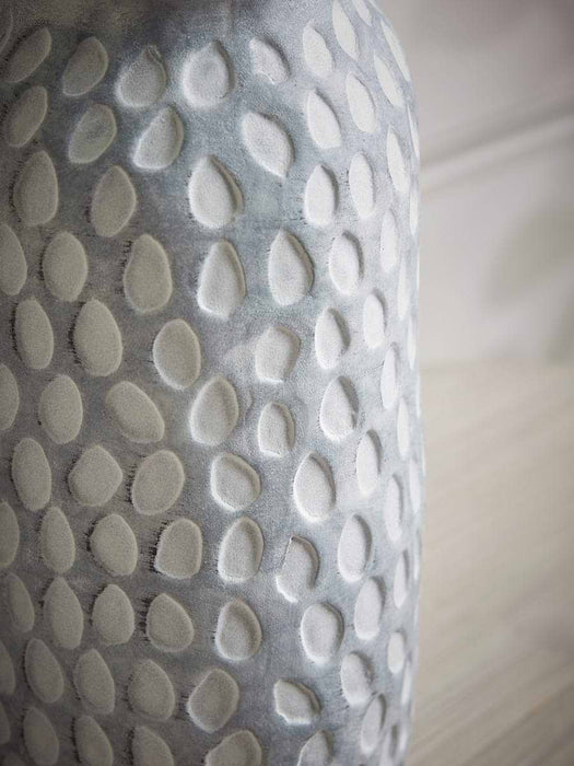 Textured Dash Ceramic Vase
