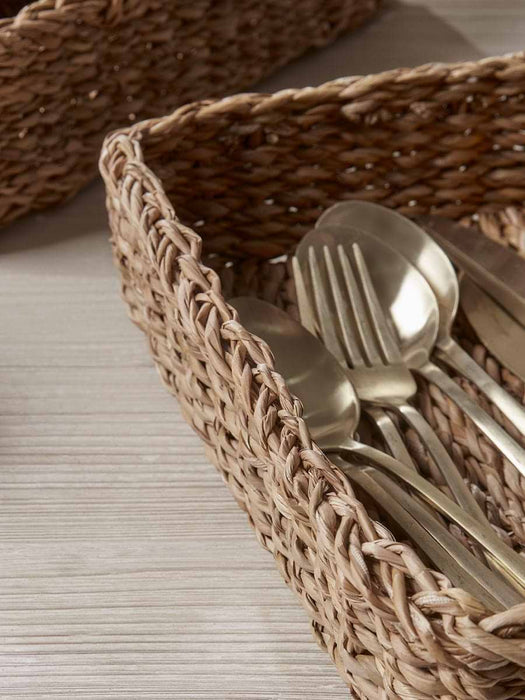Five Piece Seagrass Tray Set