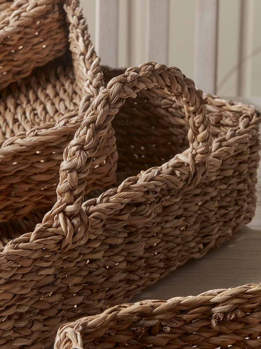 Five Piece Seagrass Tray Set