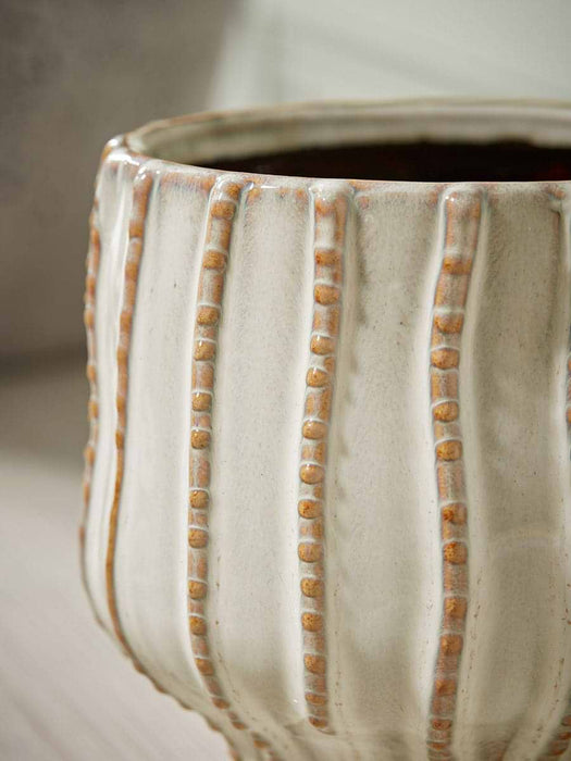 Glazed Textured Planter - Small