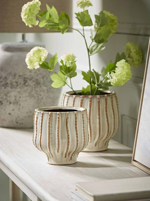 Glazed Textured Planter - Small
