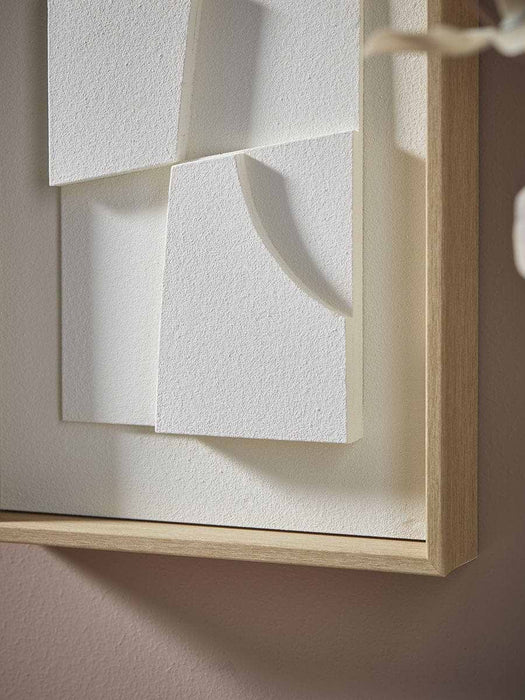 Miniature Layered Framed Abstract Canvas