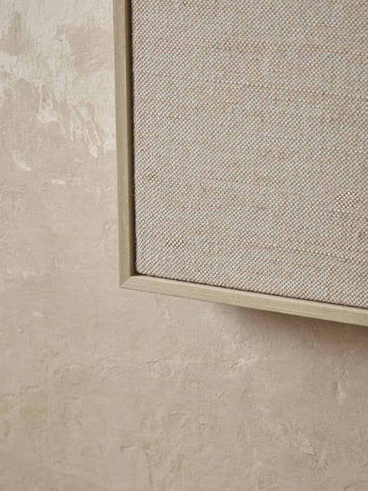 Textured Squares Framed Linen Wall Art