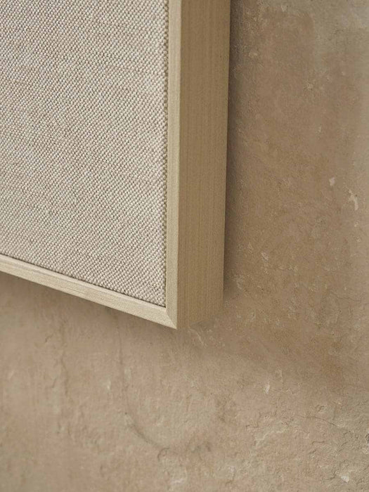 Textured Squares Framed Linen Wall Art
