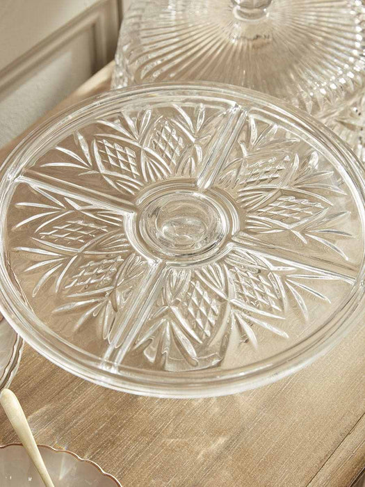 Vintage Style Covered Cake Stand