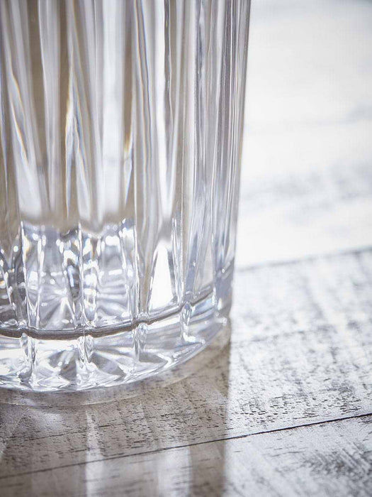 Fluted Glass Pitcher