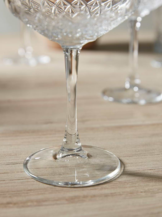 Four Vintage Style Champagne Coupes