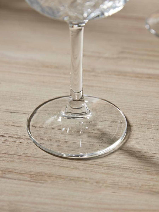 Four Vintage Style Wine Glasses