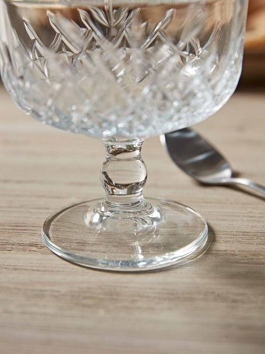 Four Vintage Style Ice Cream Bowls