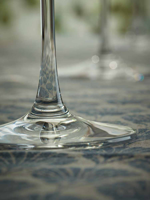 Six Crystal Champagne Coupes