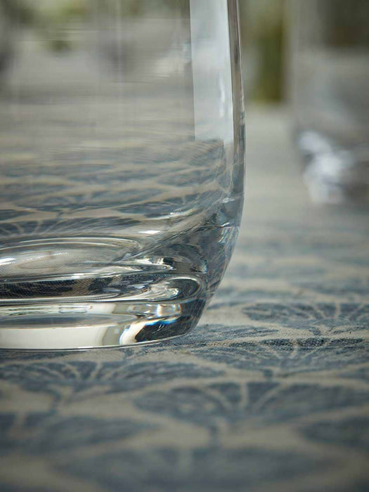 Six Crystal Wine Glasses
