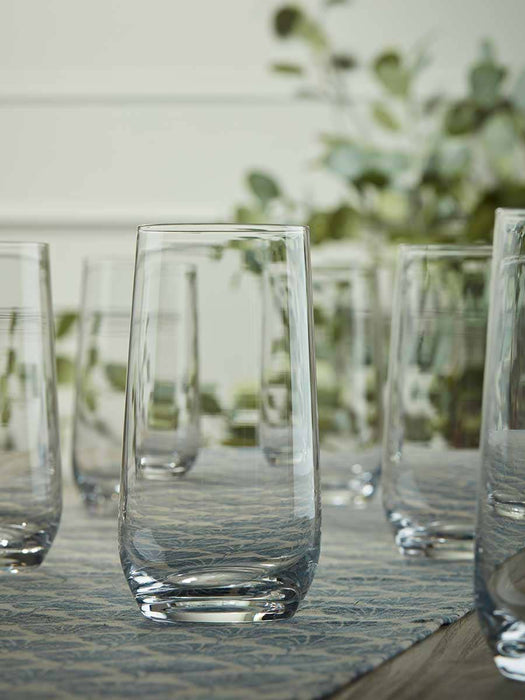 Six Crystal Highball Glasses