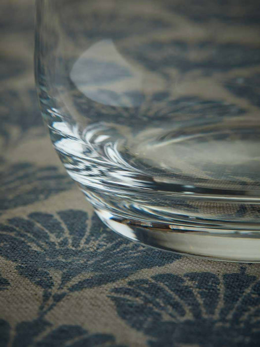 Six Crystal Wine Glasses